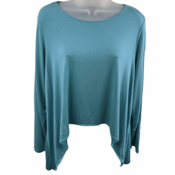 Comfy USA Tops - Comfy USA Remy Topper Long Sleeve Tee Sz M